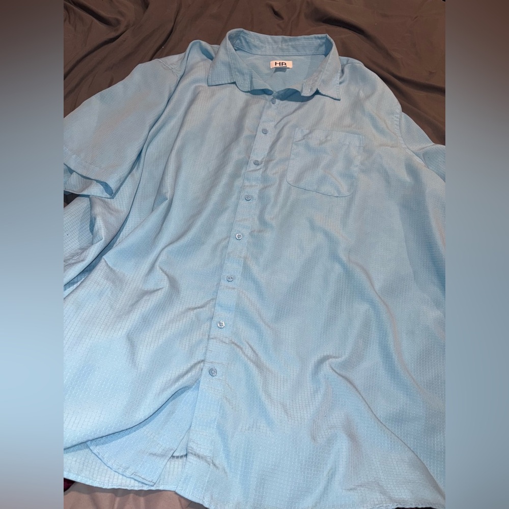 HB Blue Dress Shirt Men’s 4X